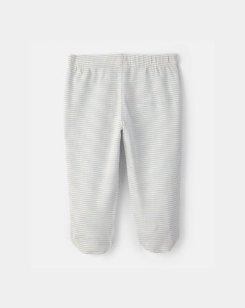 Baby Boy 2-Pack Footed Pull-On Pants - Blue, 