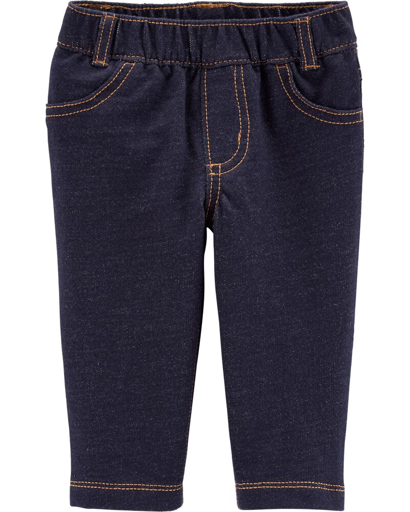 French Terry Knit Denim Pants | carters.com