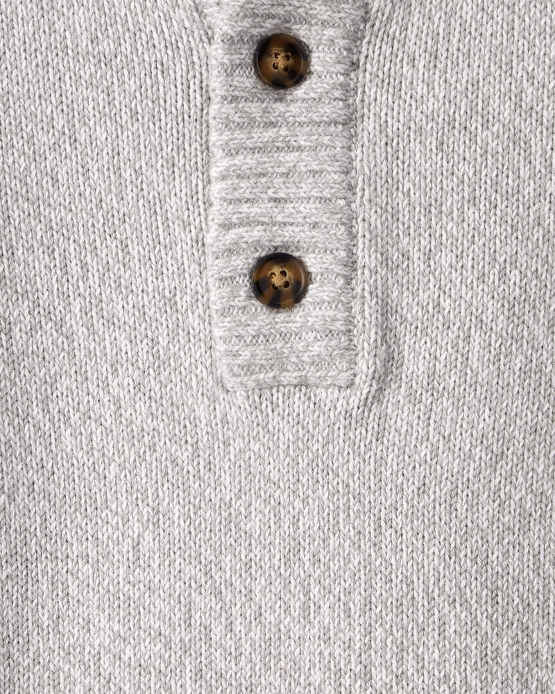 Boys Pullover Sweater - Grey, image 2 of 3 slides