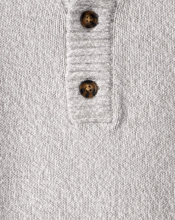 Boys Pullover Sweater - Grey, 