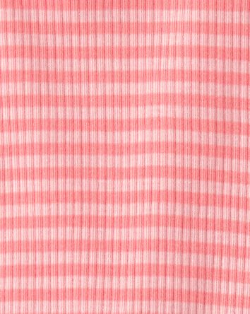 Baby Girl 3-Piece Ice Cream Truck Short-Sleeve Top, Bodysuit & Short Set - Pink/Ivory, 