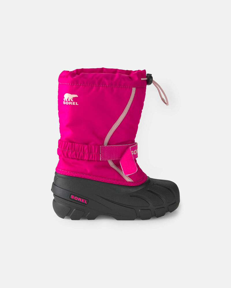 Girls SOREL Flurry&trade;Winter Snow Boot - Pink, image 3 of 3 slides
