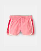 B&eacute;b&eacute; fille - Short de sport aux couleurs contrast&eacute;es - Rose, image 1 sur 4 diapositives