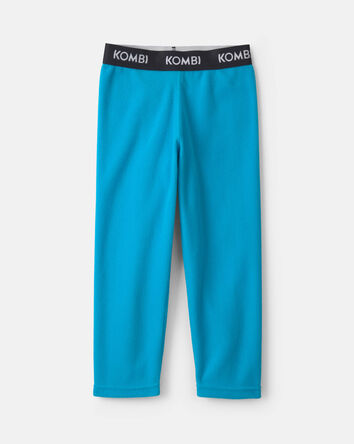 Toddler Boy Kombi Base Layer Fleece Bottom - Blue, 