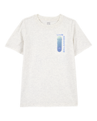 Kid Skateboard Woven Short-Sleeve Tee - Gray, image 1 of 5 slides