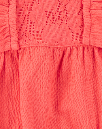 Baby Lace Crinkle Jersey Bubble, 