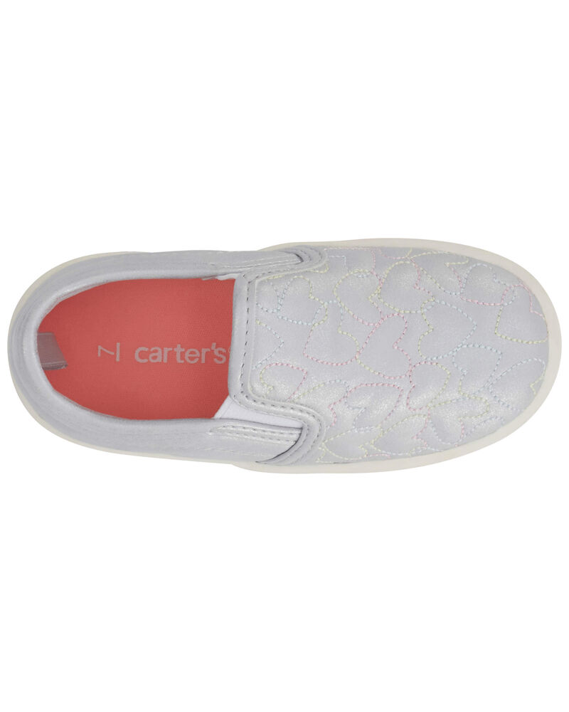 Toddler Hearts Slip-On Shoes, image 4 of 6 slides