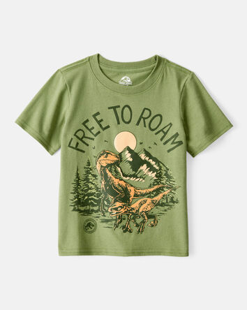 Toddler Jurassic Park Short-Sleeve Graphic Tee - Green, 