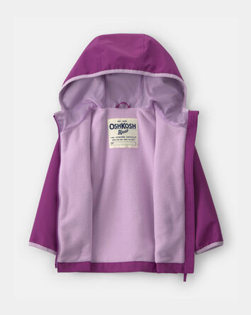 B&eacute;b&eacute; fille - Blouson mi-&eacute;paisseur doubl&eacute; de molleton pour fille, baies - Mauve, 