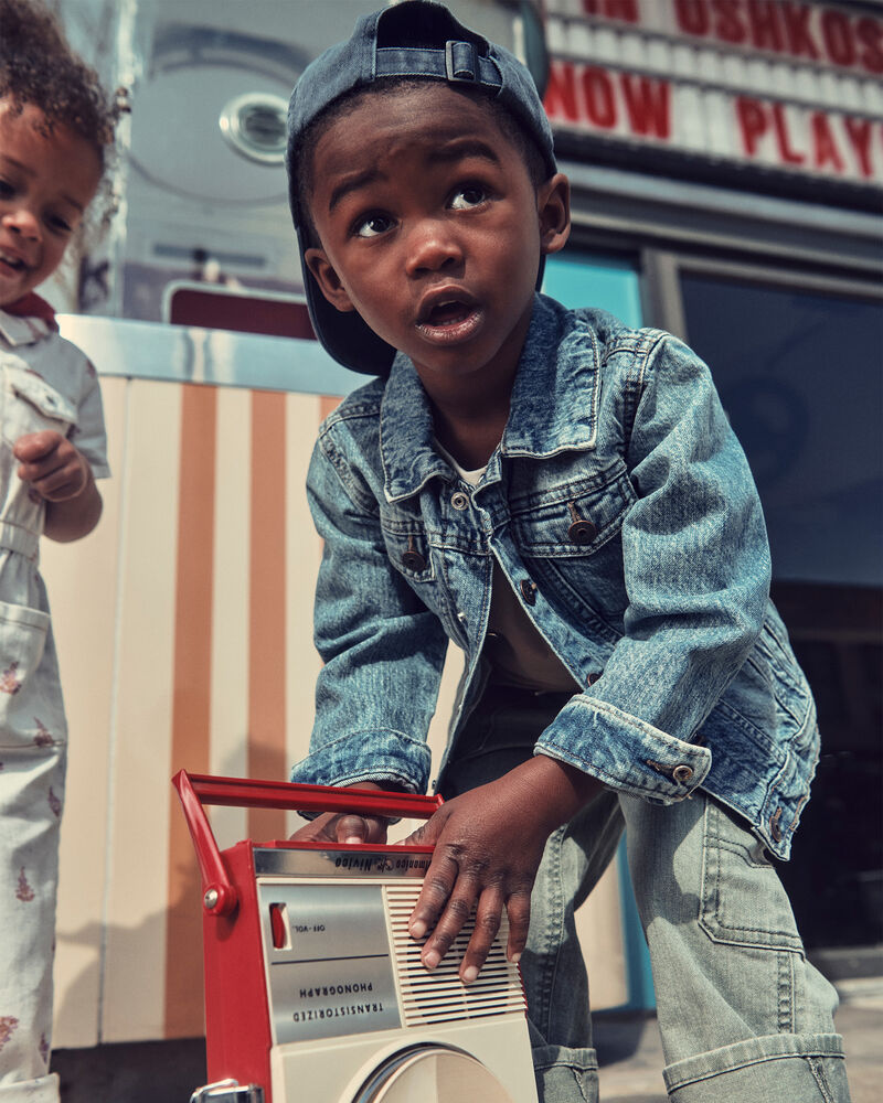 Tout-petit - Le pr&eacute;f&eacute;r&eacute;&nbsp;: Blouson en denim, image 3 sur 6 diapositives