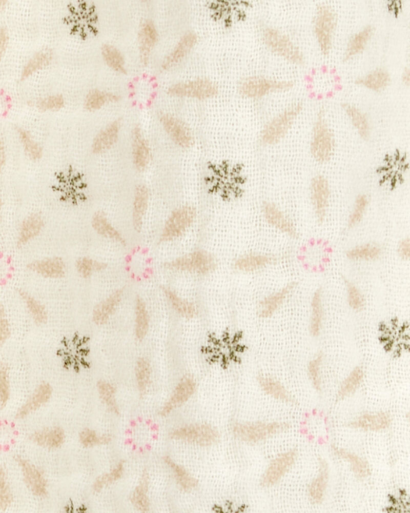 Baby Floral Sleeveless Tank - Ivory, image 2 of 3 slides