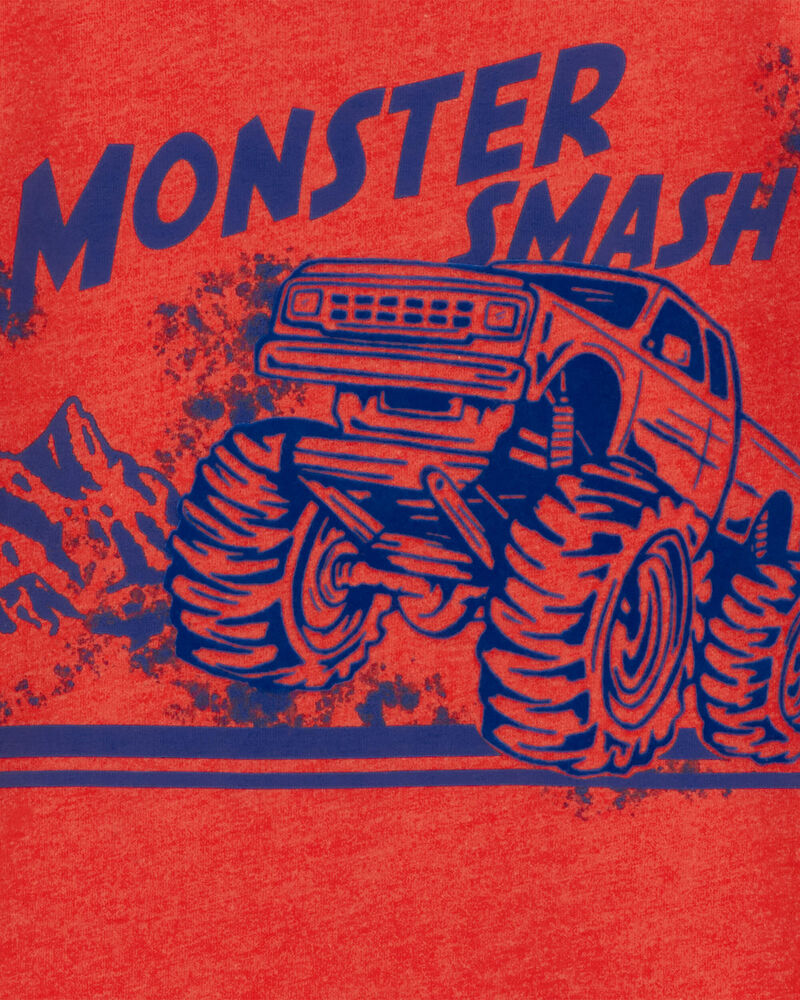 Red Monster Smash Graphic Tee