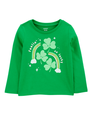 Toddler St. Patrick's Day Cotton Blend Graphic Tee, 