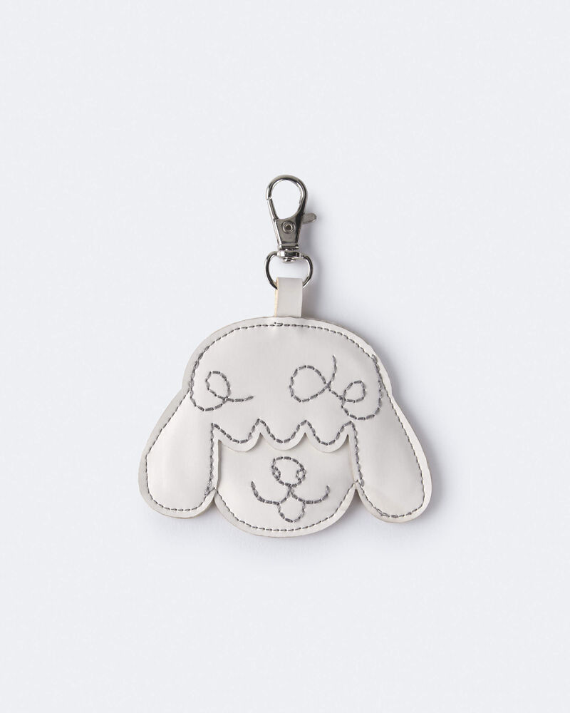 Toddler Girl Poodle Bag Charm - Cream, image 2 of 4 slides