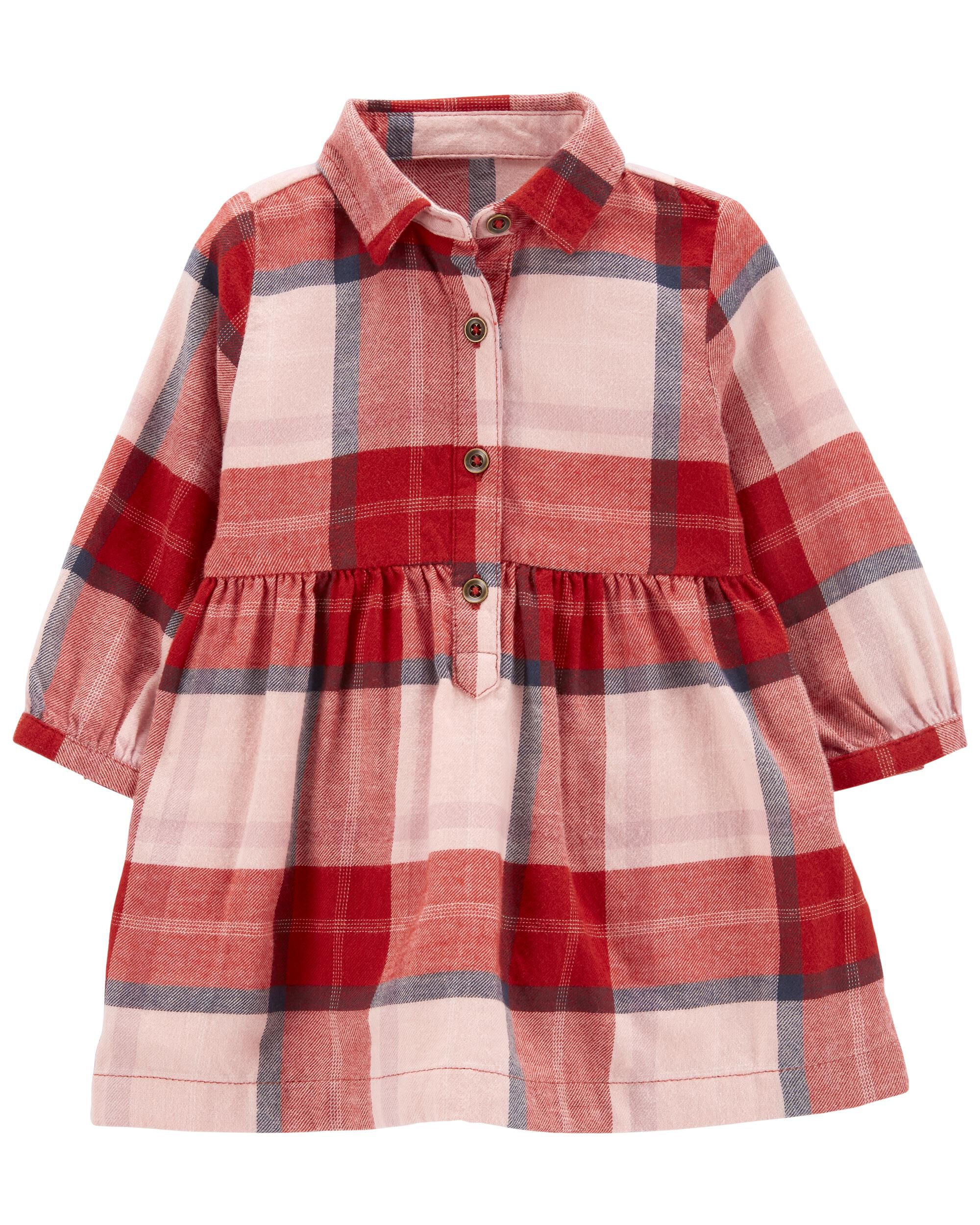 Red Plaid Shirt Dress Carter s Canada