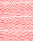 Enfant Barboteuse en tricot à rayures - Orange, image 2 sur 3 diapositives