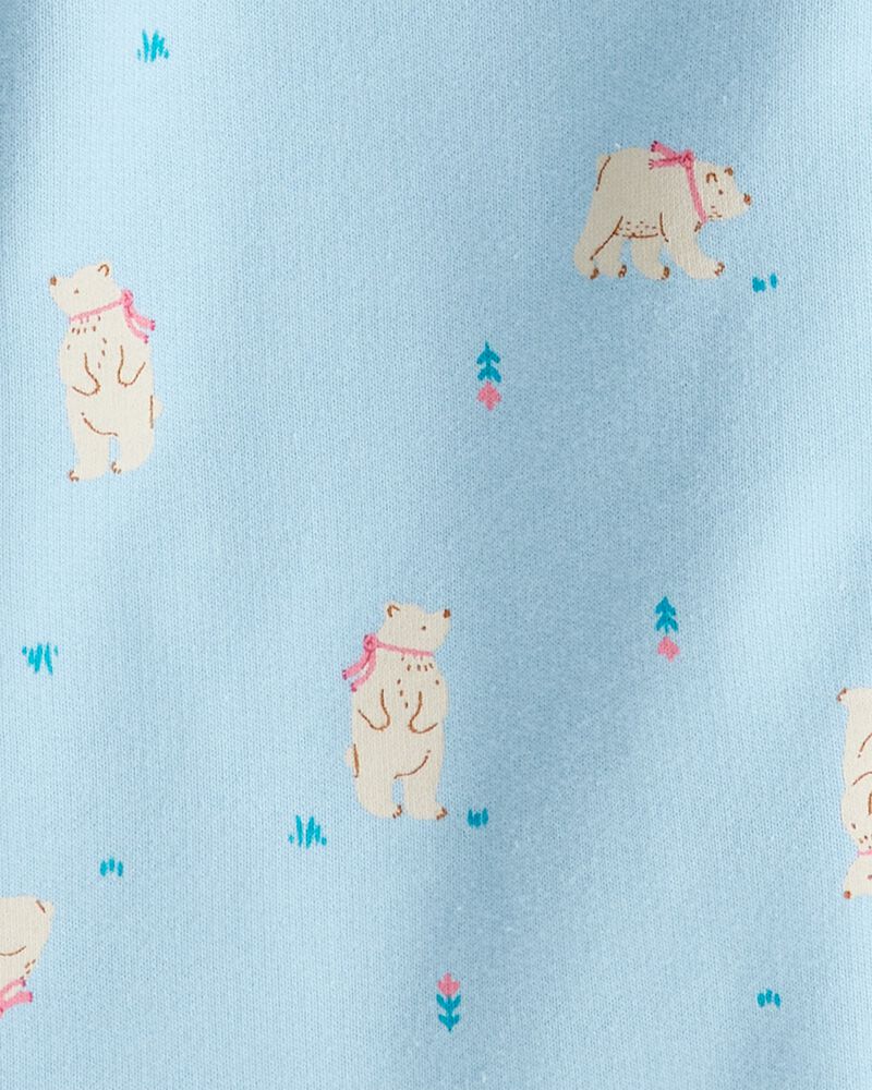 Toddler Girl DayDream Fleece Polar Bear Pullover & Pant Set - Blue, image 3 of 4 slides