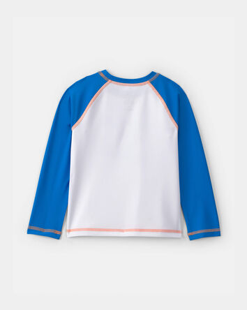 Toddler Boy Disney&copy; Mickey Mouse Rashguard - White/Blue, 