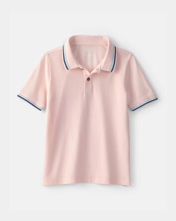 Boys Polo Shirt - Pink, 