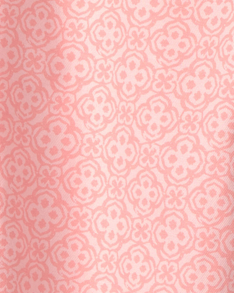 Filles - Pantalon &agrave; enfiler &agrave; motif g&eacute;om&eacute;trique &ndash; Rose, image 3 sur 3 diapositives