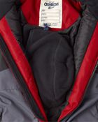 Toddler Boy 1-Piece Taslan Snowsuit - Red, image 5 of 5 slides