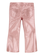 Enfant en bas âge Pantalon évasé à effet métallique, image 4 sur 6 diapositives