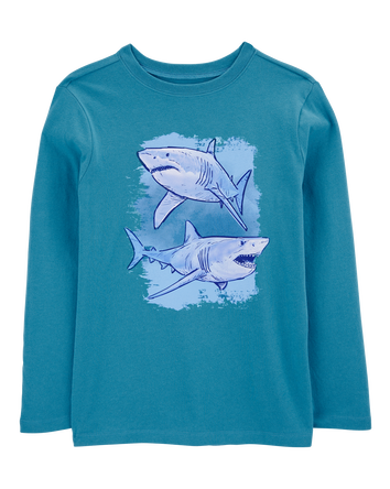 Kid Shark Long-Sleeve Graphic Tee, 