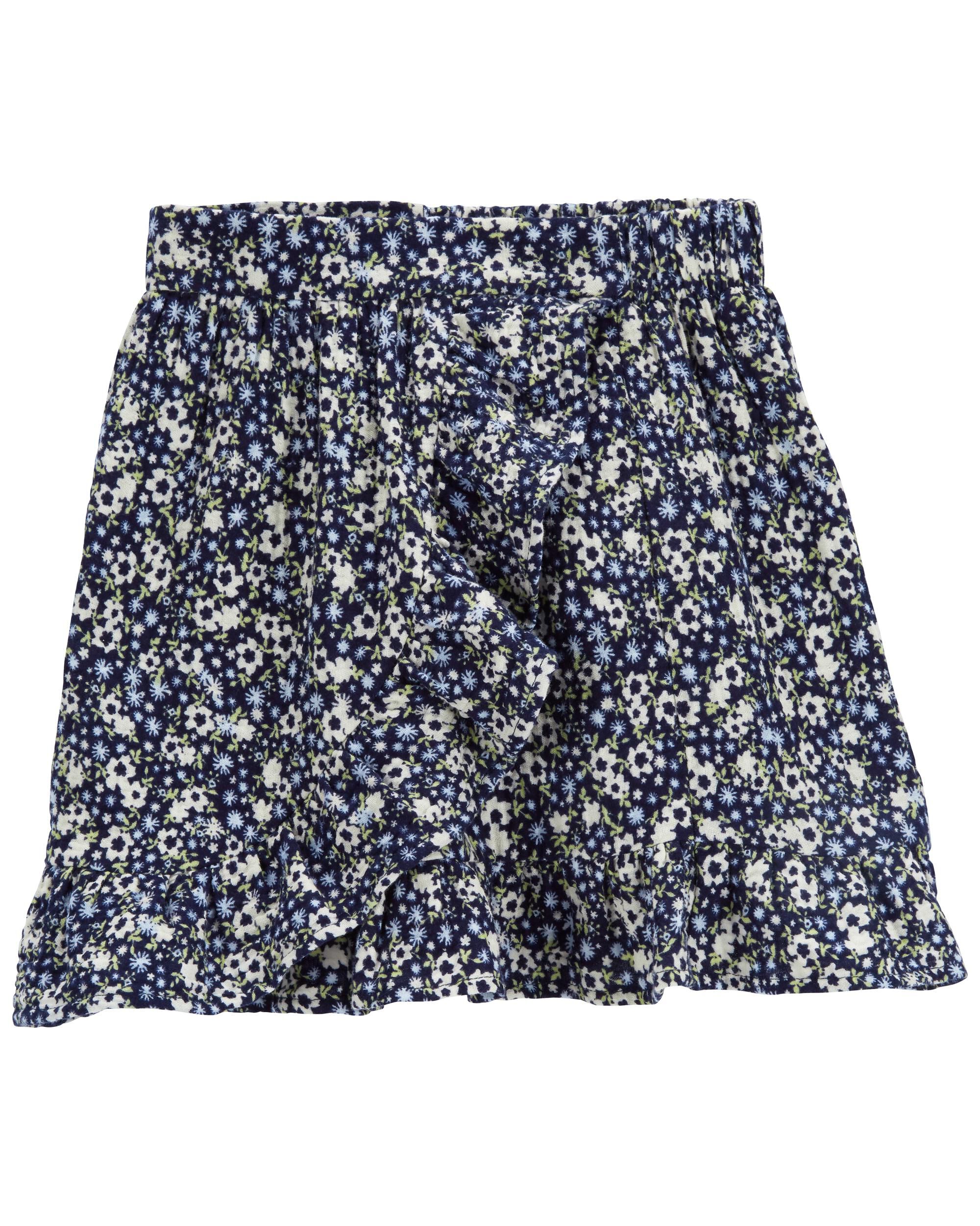 Navy Floral Print Skirt Carter s Oshkosh Canada