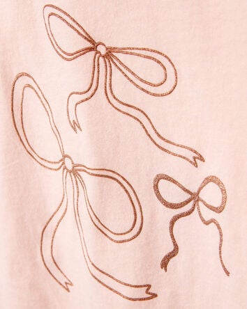 Toddler Holiday Bow Graphic Tee, 