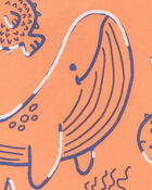 Baby Boy 1-Piece Whale Print Rashguard, image 3 of 4 slides