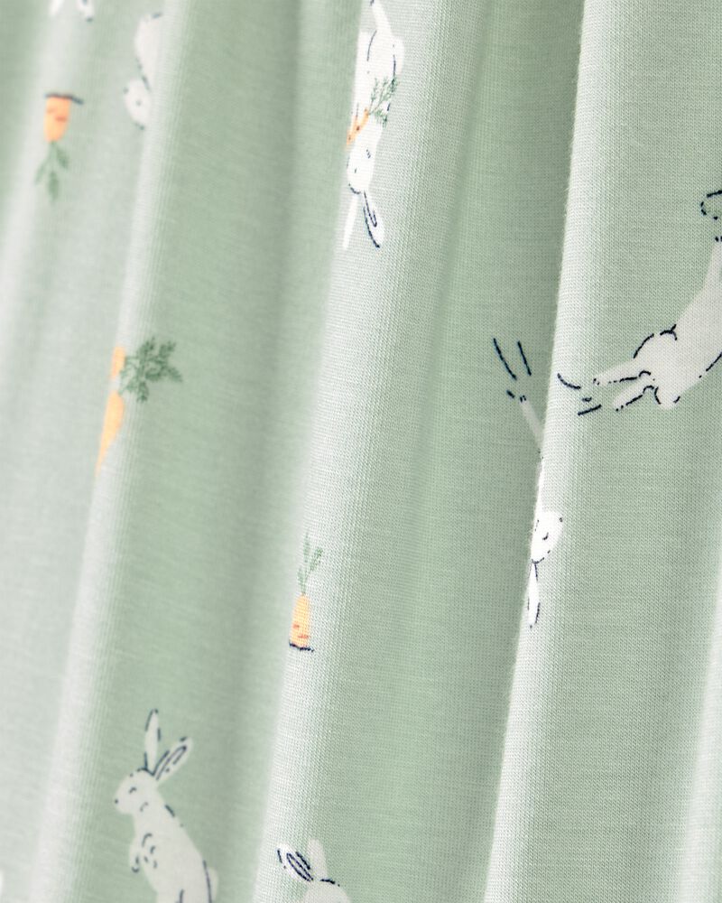 Kid Bunny PurelySoft 2-Piece Pyjama Set - Green, image 5 of 7 slides