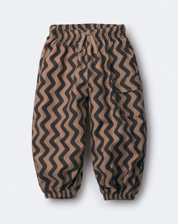 Tout-petit - Pantalon ample &agrave; motif de chevrons &ndash; Beige, 