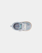 Baby Girl Every Step&reg; First Walker Floral Casual Shoes - Blue, image 4 of 6 slides