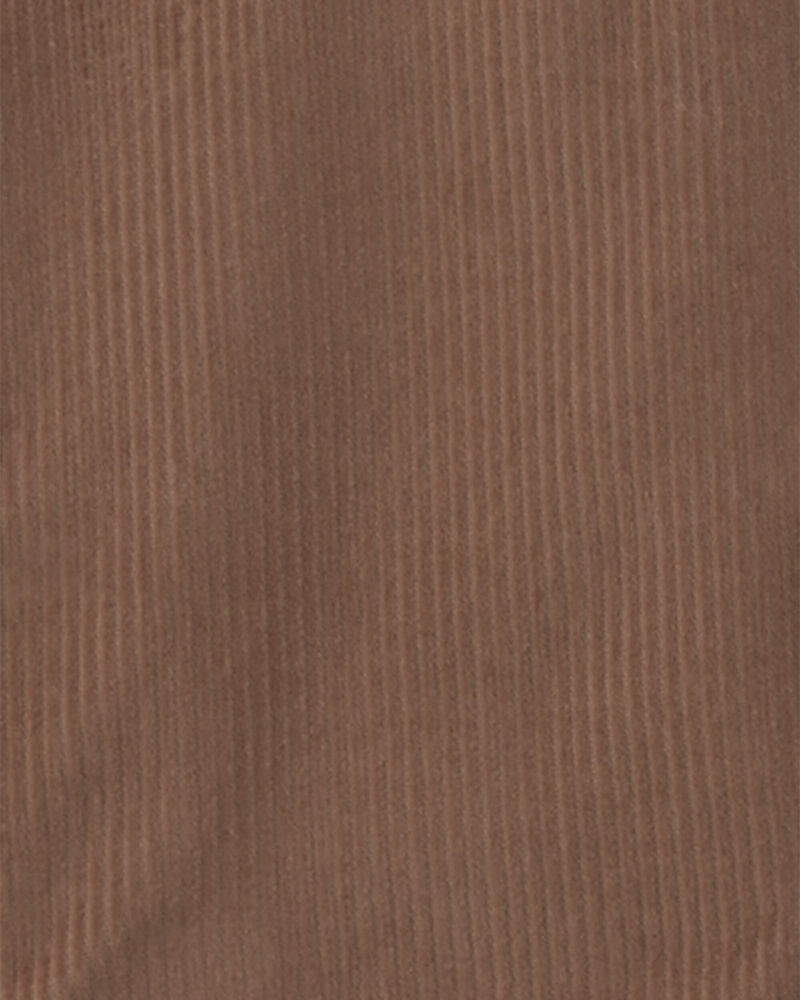 Baby Boy 2-Piece Twill Long-Sleeve Overall Set - Brown, image 6 of 8 slides
