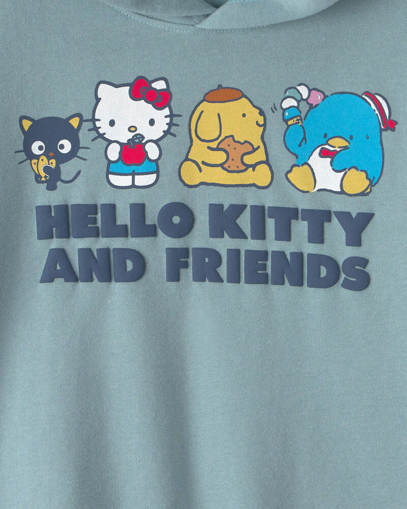 Filles - Chandail &agrave; capuchon en molleton Hello Kitty&reg; - Bleu, image 3 sur 3 diapositives