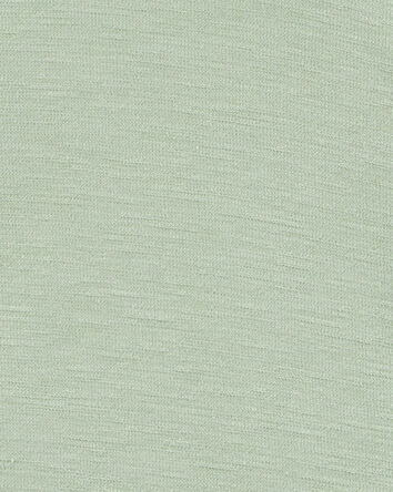Kid Colourblock Cotton Blend Long-Sleeve Tee - Green, 