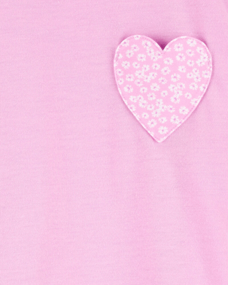 Filles - Pyjama 2 pièces décontracté à cœur, image 2 sur 3 diapositives