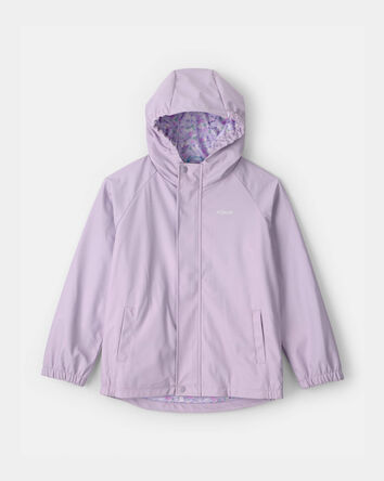 Girls Kombi Drop Waterproof Rain Jacket &ndash; Purple, 