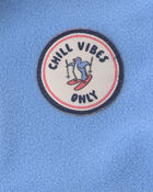 B&eacute;b&eacute; gar&ccedil;on - Ensemble 3 pi&egrave;ces &agrave; superposer en molleton &agrave; motif pingouin &laquo;Chill Vibes Only&raquo; &ndash; Bleu/Gris, image 4 sur 5 diapositives
