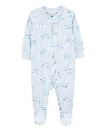 Baby Elephant 2-Way Zip Sleeper, 