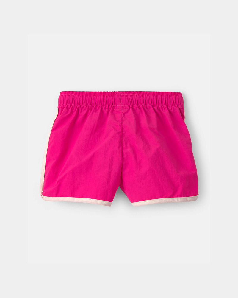 Tout-petit fille - Short de sport aux couleurs contrast&eacute;es - Rose, image 4 sur 4 diapositives