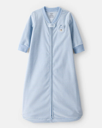 Bébé - Gigoteuse à manches longues de coupe ample avec imprimé chien – Bleu, 