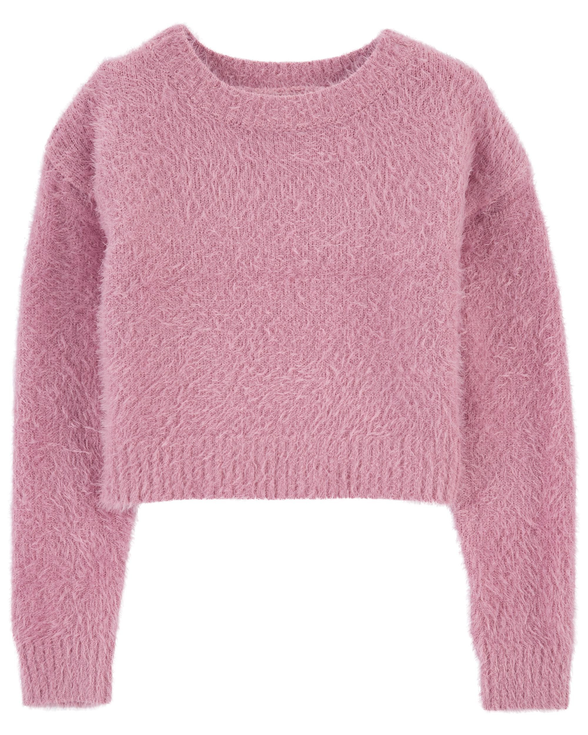 Pink rose chenille sweater sale