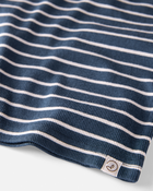 Kid Organic Cotton Pyjamas Set in Stripes-Blue, image 2 of 4 slides
