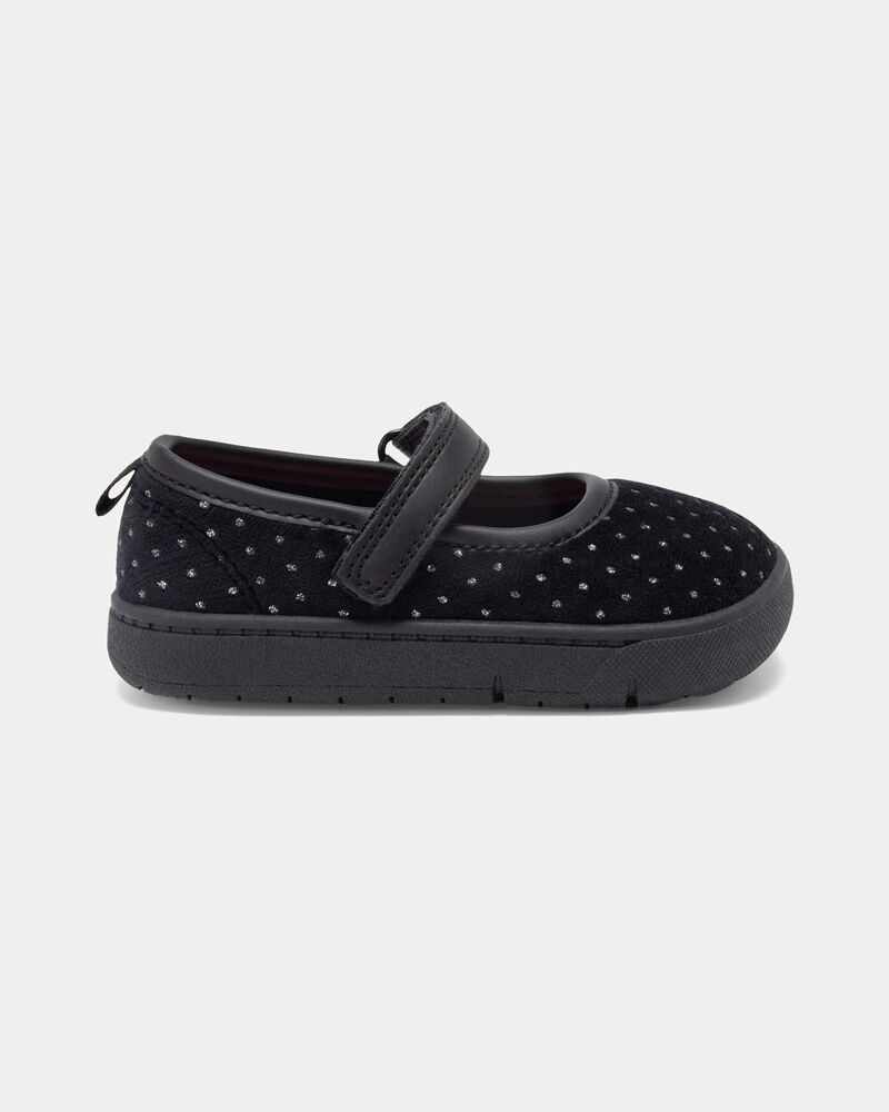 Baby Girl Every Step&reg; First Walker Dress Shoes - Black, image 2 of 6 slides