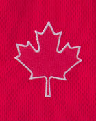 Ensemble 2 pi&egrave;ces chandail de soccer et jupe-short Umbro du Canada pour filles - Rouge/Blanc, image 8 sur 14 diapositives