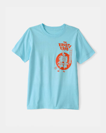 Gar&ccedil;ons - T-shirt &agrave; imprim&eacute; de Bob L'&eacute;ponge de Nickelodeon - Bleu, 