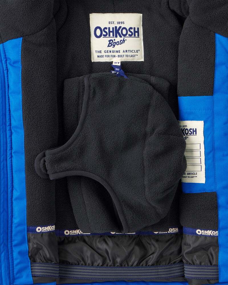 Toddler Boy 2-Piece Solid Snowsuit Set - Blue, image 7 of 13 slides
