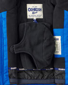 Toddler Boy 2-Piece Solid Snowsuit Set - Blue, image 7 of 13 slides