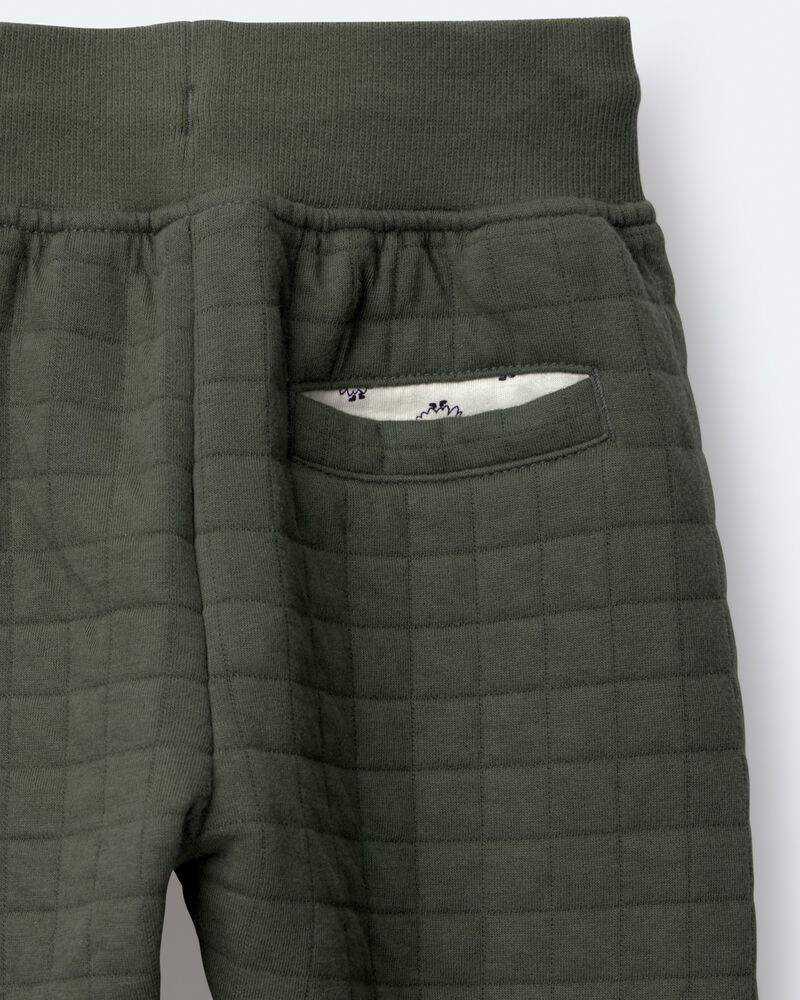 Toddler No-Seam Jogger Pant - Olive, image 7 of 7 slides